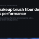 Title card: How Makeup Brush Fiber Density Affects Performance — a factory engineering guide to bundle packing ratio, fiber chemistry, tip geometry, and product compatibility